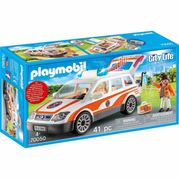 70050 - Playmobil City Life - Voiture et ambulanciers