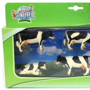 Kids Globe - 570009 - Set De 6 Vaches - Debout et Couchées