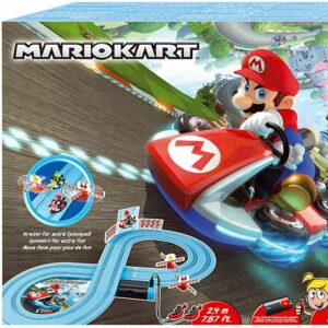 Carrera FIRST Nintendo Mario Kart – Circuit de course électrique avec voitures miniatures Mario et Luigi