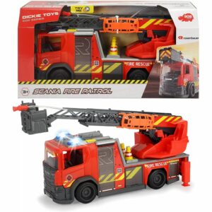 Dickie Toys Scania-Camion de Pompier