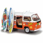 Dickie Toys Combi Volkswagen - Surfer Van Rouge