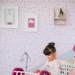 Smoby - Baby Nurse - Berceau à Barreaux - Pour Poupons et Poupées - Lit avec Système de Bascule + 1 Mobile