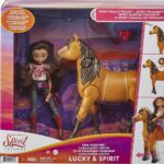 coffret poupée Lucky et figurine cheval Spirit articulé