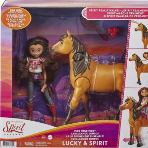 coffret poupée Lucky et figurine cheval Spirit articulé