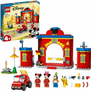 Disney La caserne et Le Camion de Pompiers de Mickey