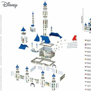 Puzzle 3D - Building - Château de Disney