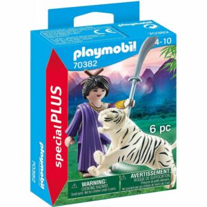 Playmobil Pirates Spécial Plus - Combattante ninja et tigre