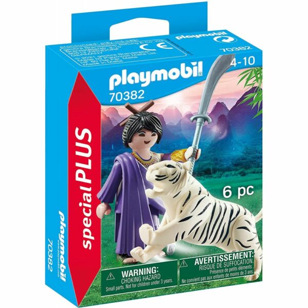 Playmobil Pirates Spécial Plus - Combattante ninja et tigre