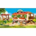 Playmobil Country - Box de poneys et roulotte