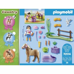 Playmobil Country - Cavalière et poney islandais