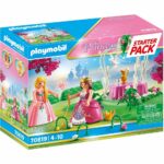 Princesses et jardin fleuri