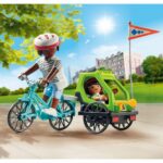 Cyclistes Maman et Enfant