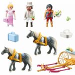 Calèche et couple royal