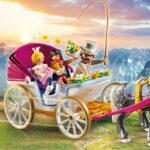 Calèche et couple royal