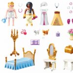 Chambre de princesse avec coiffeuse