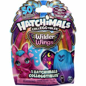 HATCHIMALS - PACK 1 HATCHIMALS SAISON 9 WILDER WINGS - Figurine Hatchimals à collectionner Avec Ailes Magiques