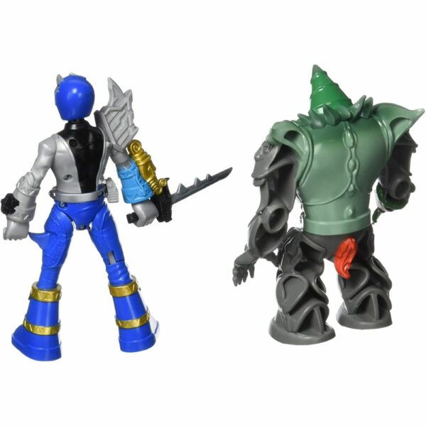 Power Rangers Dino Fury Battle Attackers - pack de 2 figurines