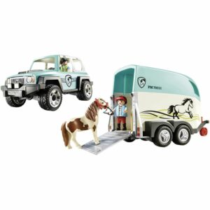 Playmobil Country - Voiture et van pour poney