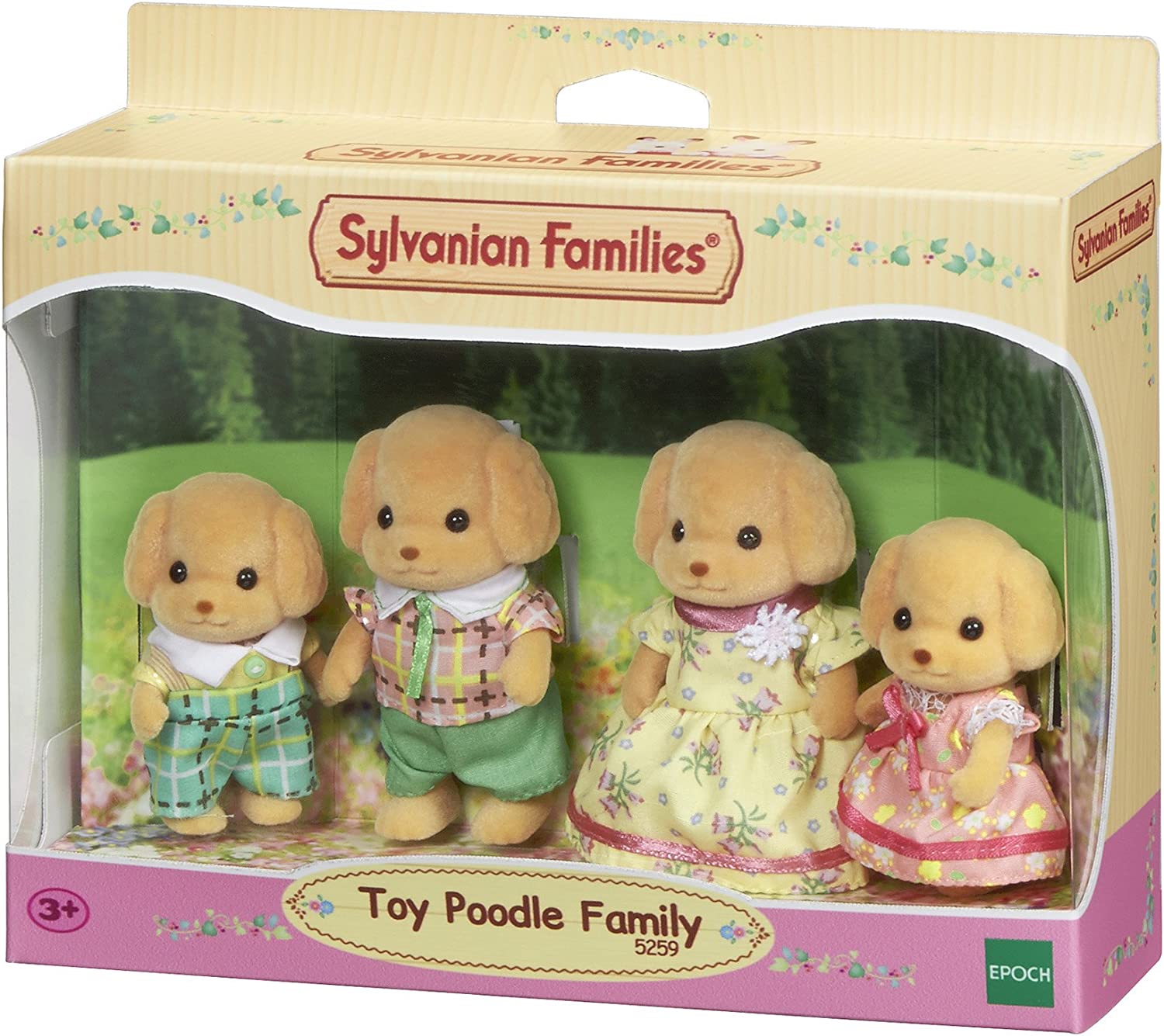 5 Figurines Famille Chat Bicolore Sylvanian Families - Figurine pour enfant
