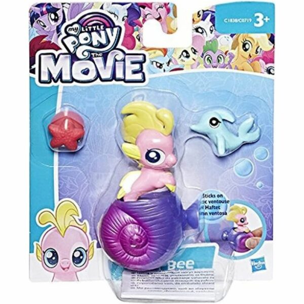 My Little Pony: Le Film – Bébé Poney Sirène – Jelly Bee – Figurine 3 cm + Accessoires