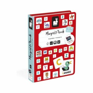 Magneti'Book Alphabet Jeu Éducatif Magnétique 142 Pièces -Version Française