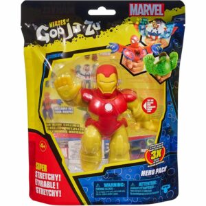 Heroes of Goo Jit Zu Coffret héros Marvel The Invincible Iron Man — Figurine gluante de 11