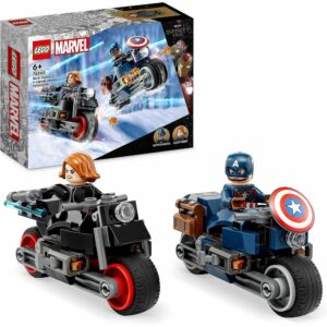 Les Motos de Black Widow et de Captain America