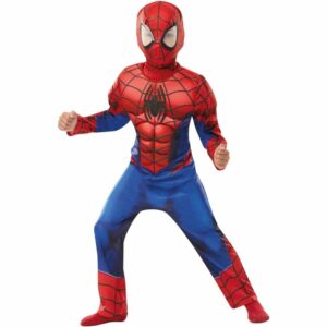Déguisement pour enfant de luxe Spider-Man. Taille 5-6 ans.