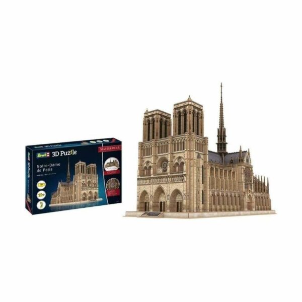 Revell 3D Puzzles- Revell Puzzle 3D 00190 Notre Dame de Paris à Construire