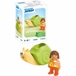 JUNIOR: Enfant avec escargot à bascule