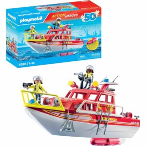 bateau de sauvetage  et pompiers