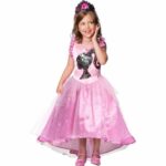 Deguisement Luxe barbie princesse paillettes 3/4 ans