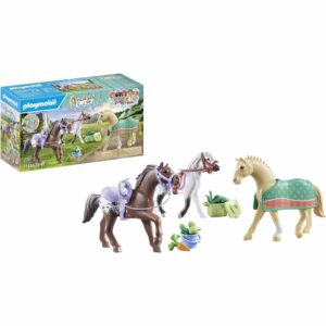 PLAYMOBIL 71356 3 chevaux Morgan