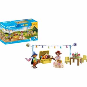 Enfants avec décorations de fête