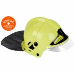 Casque de pompier jaune