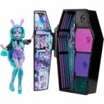 Monster High Coffret Monstrueux Secrets Série Frayeurs Néon avec Poupée Articulée Twyla