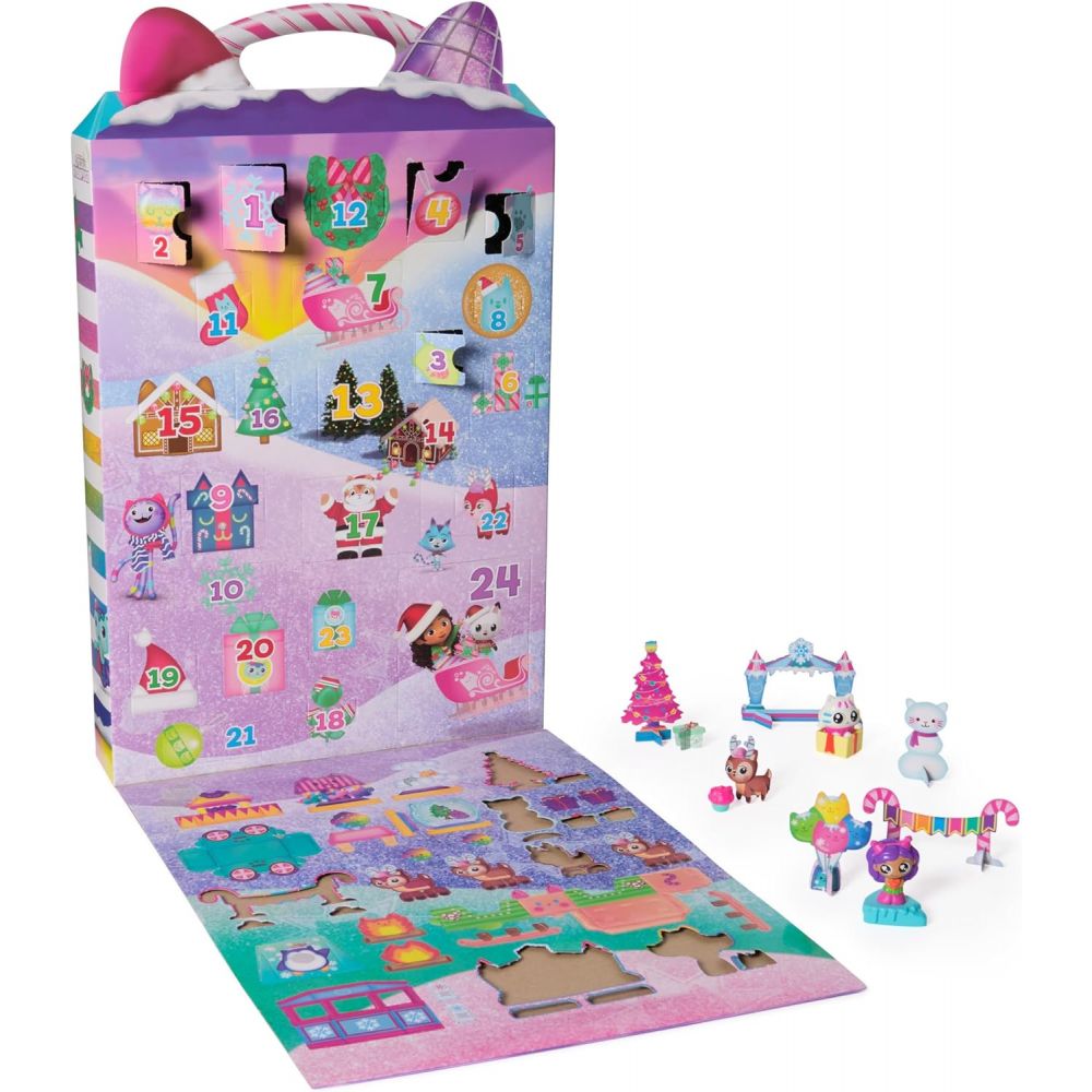Calendrier De L'Avent Gabby Et La Maison Magique 2025 - 24 Surprises, Figurines Et Accessoires, Jouet Enfant 3 Ans