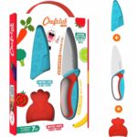 Chefclub Kids- Kit Couteau de Cuisine pour Enfants - Lame Acier Inoxydable