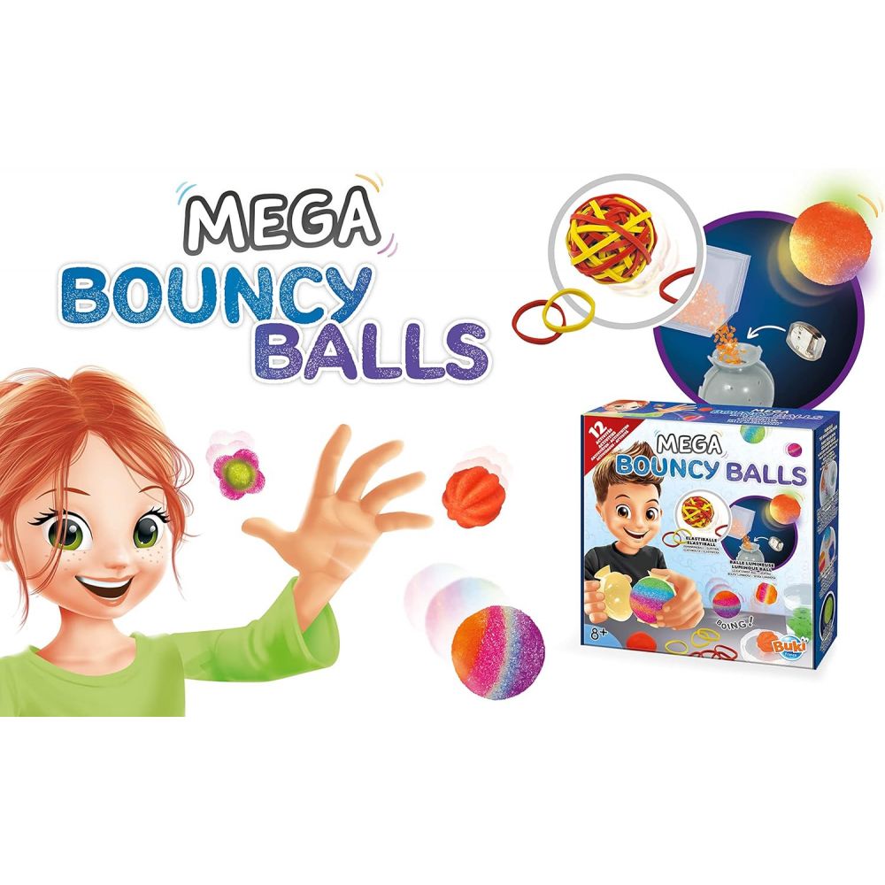 Balle Super Rebondissante 7cm - Mega High - Pour Jeux Extérieurs, Anniversaires, Prix Mini