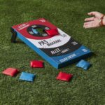 Jeu 2 en 1 Lancer de Sac Et Tic Tac Toe