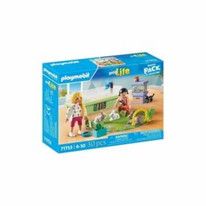 PLAYMOBIL | My Life | Famille avec Lapins | Figurines d’Animaux