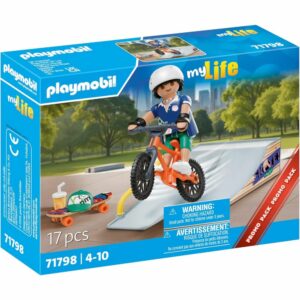 PLAYMOBIL 71798 Snowboarder avec rampe de glisse