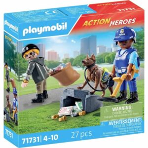 POLICIER CHIEN + VOLEUR PLAYMOBIL 71731