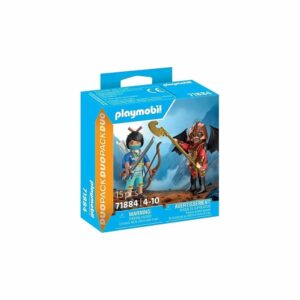 Playmobil Duo Pack Chevalier Novelmore Contre Raider Burnham