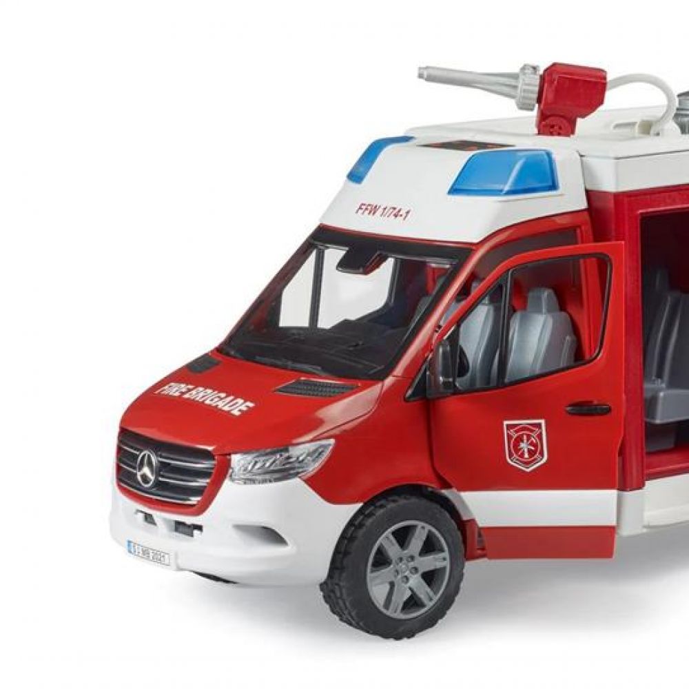 CAMION POMPIER MERCEDES SPRINTER AVEC MODULE SON ET LUMIERE CAMION POMPIER MERCEDES SPRINTER AVEC MODULE SON ET LUMIERE