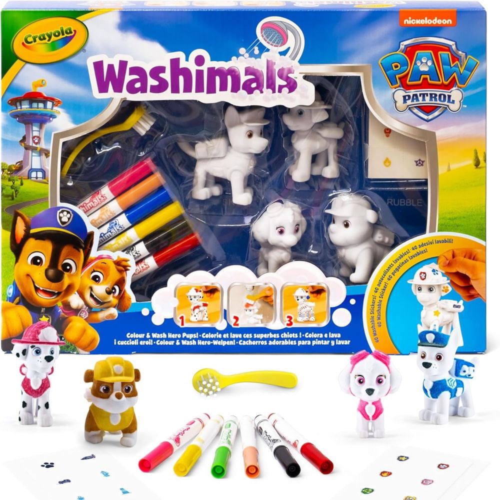 Washimals 4 animaux Pat'Patrouille Washimals 4 animaux Pat'Patrouille