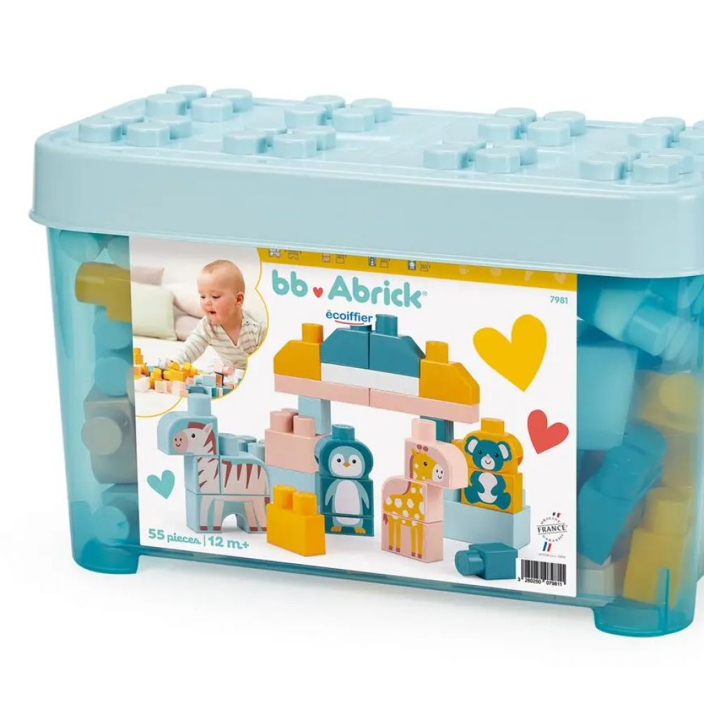 BARIL DE BRIQUES ZOO 55 PIECES BARIL DE BRIQUES ZOO 55 PIECES