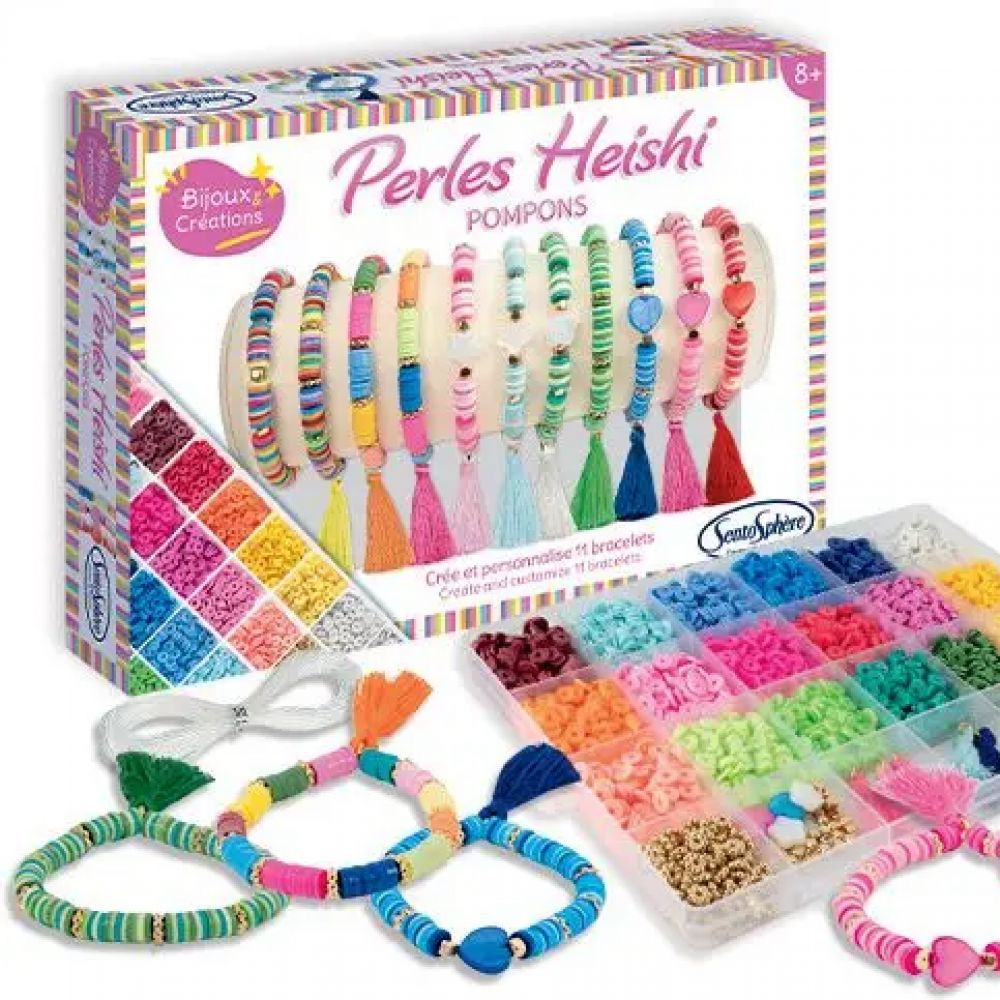 PERLES HEISHI - POMPONS PERLES HEISHI - POMPONS