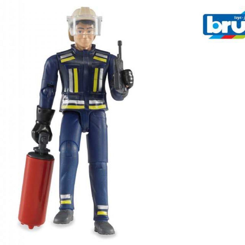 Figurine pompier avec casque Figurine pompier avec casque