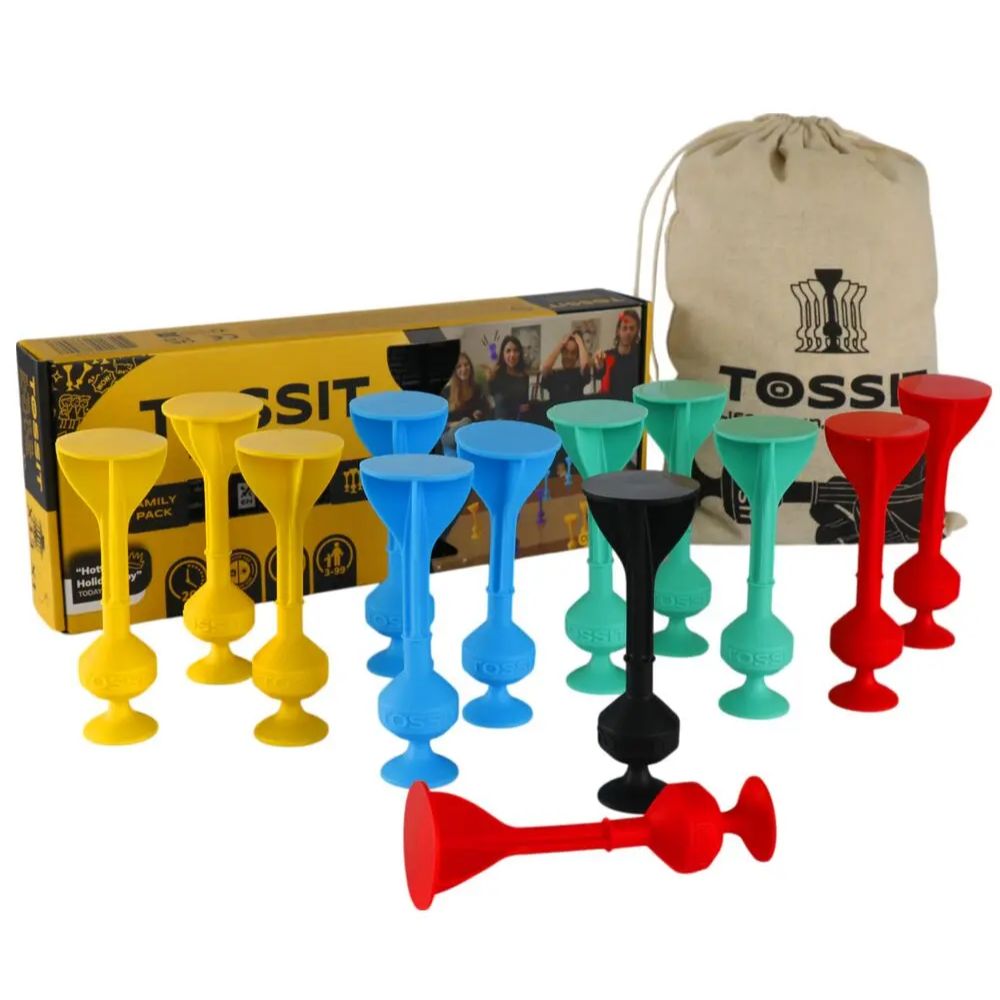 TOSSIT PACK FAMILLE : Rouge-Cyan-Bleu-Jaune TOSSIT PACK FAMILLE : Rouge-Cyan-Bleu-Jaune